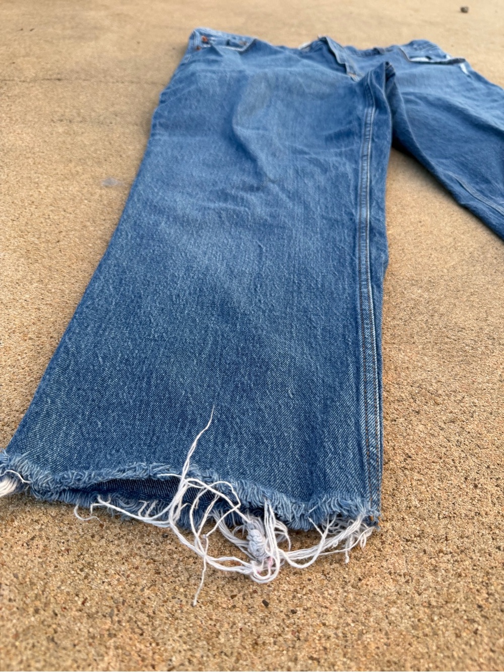 Abercrombie & Fitch 90's High-rise Ultra Straight Jeans Size 34/18R Dark Wash - Picture 4 of 11